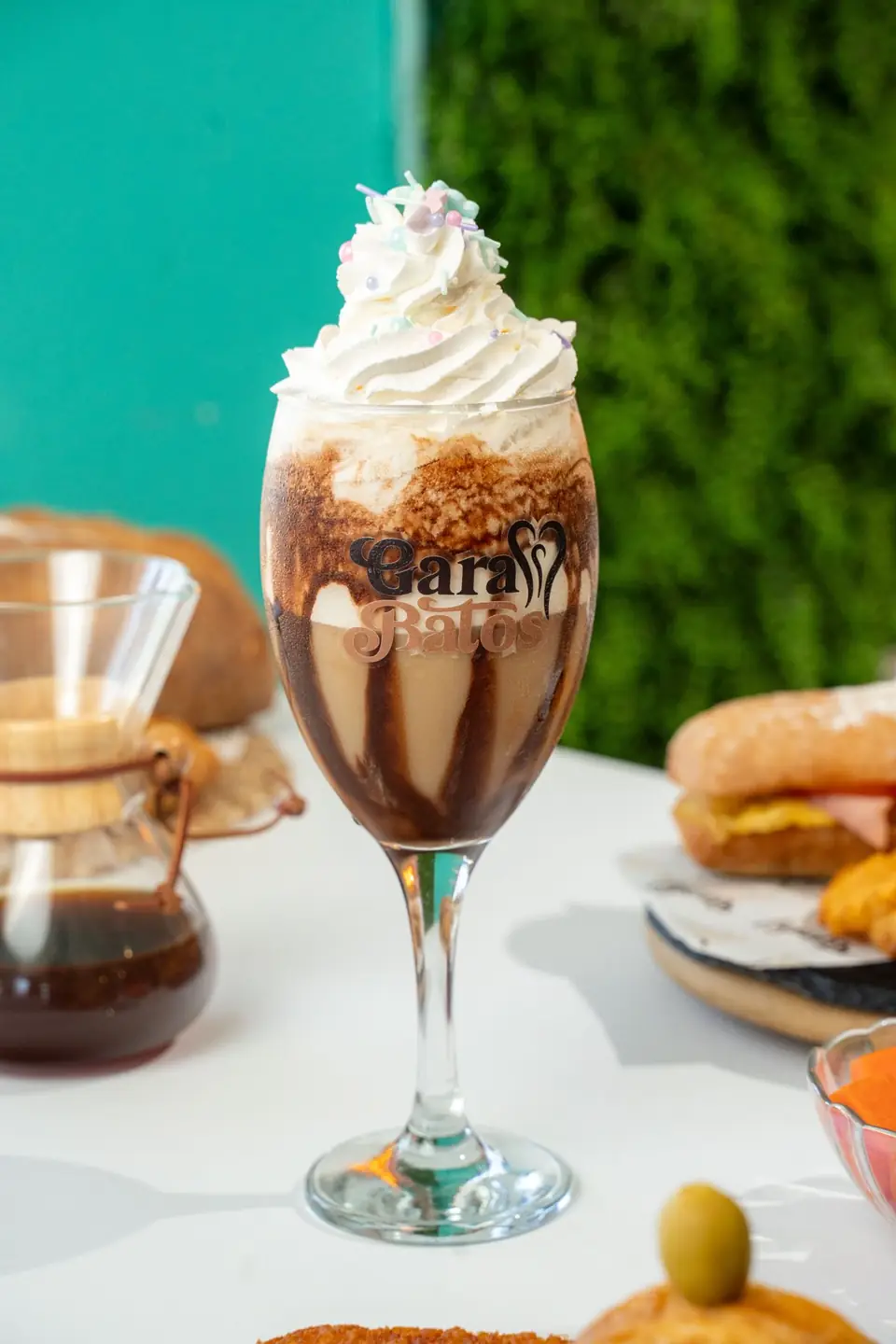 Frappuccino with whipped cream